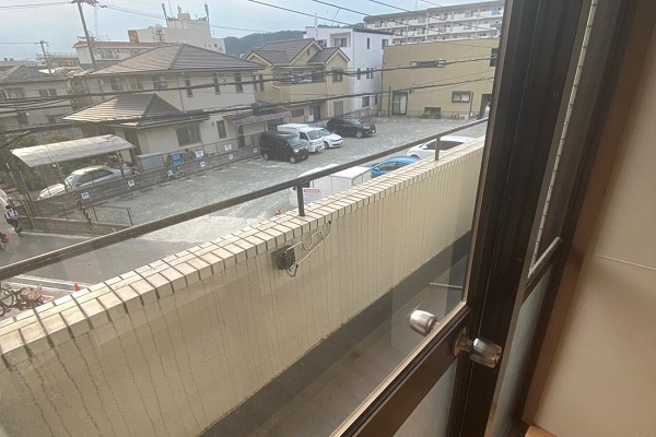 バルコニーからの景色